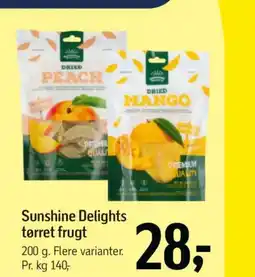 Føtex Sunshine Delights tørret frugt tilbud