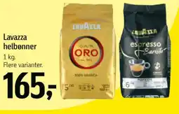 Føtex Lavazza helbønner tilbud