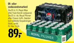 Føtex Øl- eller sodavandsmarked tilbud