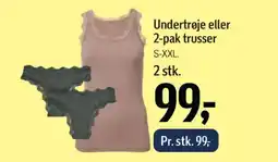 Føtex Undertrøje eller 2-pak trusser tilbud