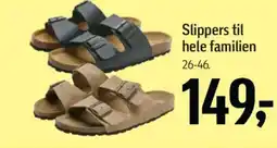 Føtex Slippers til hele familien tilbud