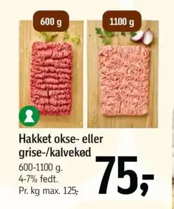Føtex Hakket okse- eller grise-/kalvekød tilbud