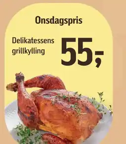 Føtex Delikatessens grillkylling tilbud