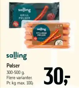 Føtex Salling pølser tilbud