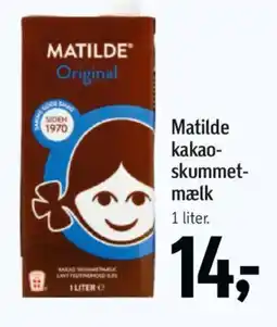 Føtex Matilde kakao- skummet- mælk tilbud