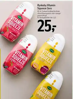 Føtex Rynkeby Vitamin Squeeze Zero tilbud