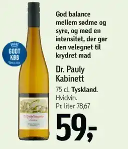 Føtex Dr. Pauly Kabinett tilbud