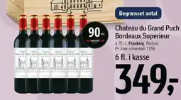 Føtex Chateau du Grand Puch Bordeaux Superieur tilbud