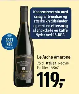 Føtex Le Arche Amarone tilbud