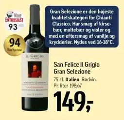 Føtex San Felice II Grigio Gran Selezione tilbud