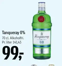 Føtex Tanqueray 0% tilbud