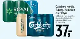 Føtex Carlsberg Nordic, Tuborg, Heineken eller Royal tilbud