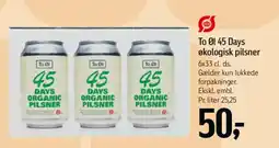 Føtex To Øl 45 Days økologisk pilsner tilbud