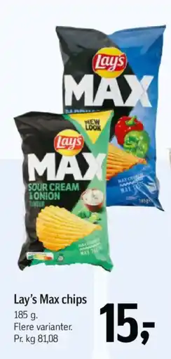 Føtex Lay's Max chips tilbud