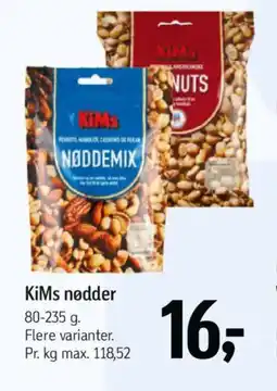 Føtex KiMs nødder tilbud