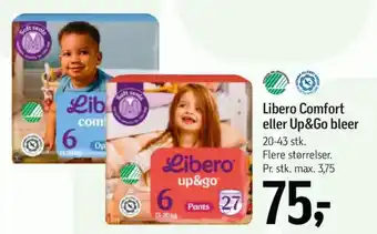 Føtex Libero Comfort eller Up&Go bleer tilbud