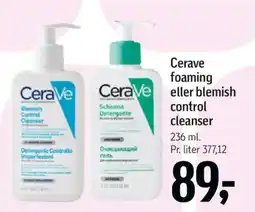 Føtex Cerave foaming eller blemish control cleanser tilbud