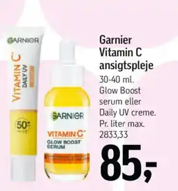 Føtex Garnier Vitamin C ansigtspleje tilbud