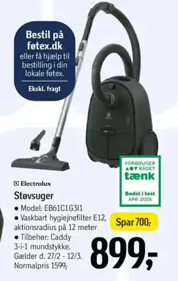 Føtex Electrolux Støvsuger tilbud