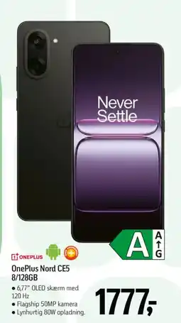 Føtex OnePlus Nord CE5 8/128GB tilbud