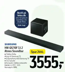 Føtex SAMSUNG HW-QS710F 3.1.2 Atmos Soundbar tilbud