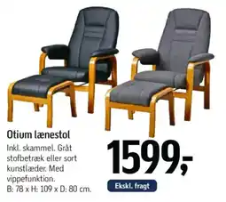 Føtex Otium lænestol tilbud