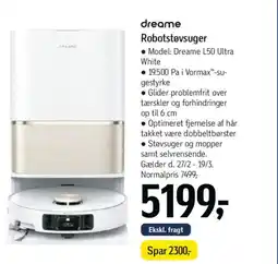 Føtex Dreame Robotstøvsuger tilbud