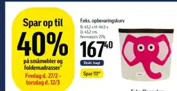 Føtex F.eks. opbevaringskurv tilbud