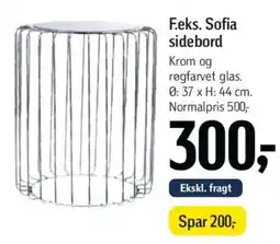 Føtex F.eks. Sofia sidebord tilbud