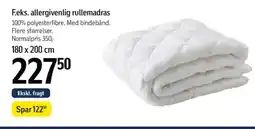 Føtex F.eks. allergivenlig rullemadras tilbud