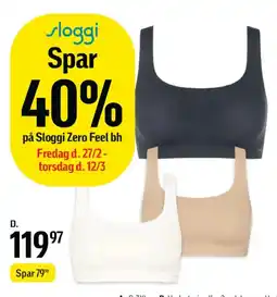 Føtex På Sloggi Zero Feel bh tilbud