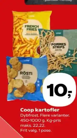 Kvickly Coop kartofler tilbud