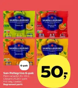 Kvickly San Pellegrino 6-pak tilbud