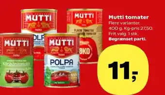 Kvickly Mutti tomater tilbud