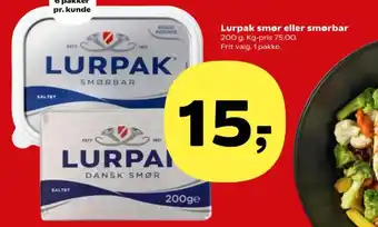 Lurpak smør eller smørbar