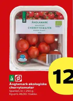 Kvickly Änglamark økologiske cherrytomater tilbud