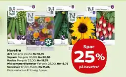 Kvickly Havefrø tilbud