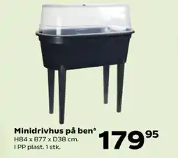 Kvickly Minidrivhus på ben tilbud