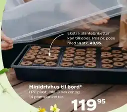 Kvickly Minidrivhus til bord* tilbud