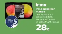 Kvickly Irma spiseklar mango tilbud