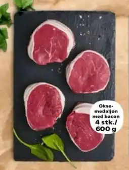 Kvickly Okse- medaljon med bacon tilbud