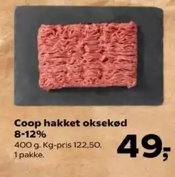 Kvickly Coop hakket oksekød 8-12% tilbud