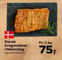 Kvickly Dansk krogmodnet ribbensteg tilbud