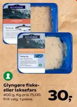 Kvickly Glyngøre fiske- eller laksefars tilbud