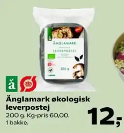 Kvickly Änglamark økologisk leverpostej tilbud