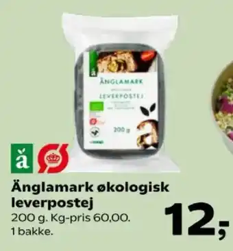 Kvickly Änglamark økologisk leverpostej tilbud