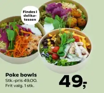 Kvickly Poke bowls tilbud