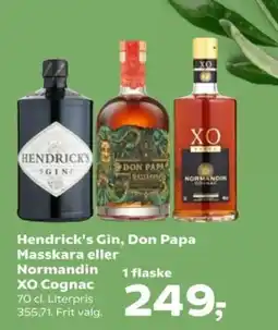 Kvickly Hendrick's Gin, Don Papa Masskara eller Normandin XO Cognac tilbud