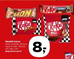 Kvickly Nestlé barer tilbud