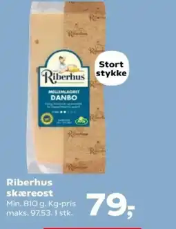 Kvickly Riberhus skæreost tilbud